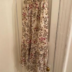 Mango maxi floral skirt